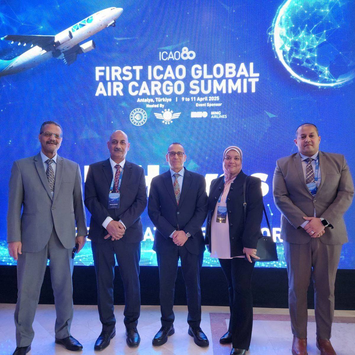 Egyptian Civil Aviation Sector Participates in ICAO's Inaugural Global Air Cargo Summit in Antalya
